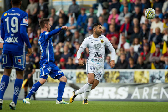 Sundsvalls Kristinn Freyr Sigurdsson och Östersunds Saman