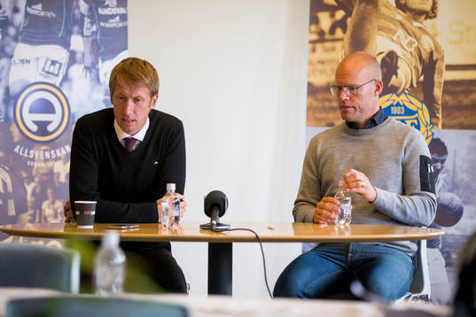Östersunds tränare Graham Potter och Sundsvalls tränare