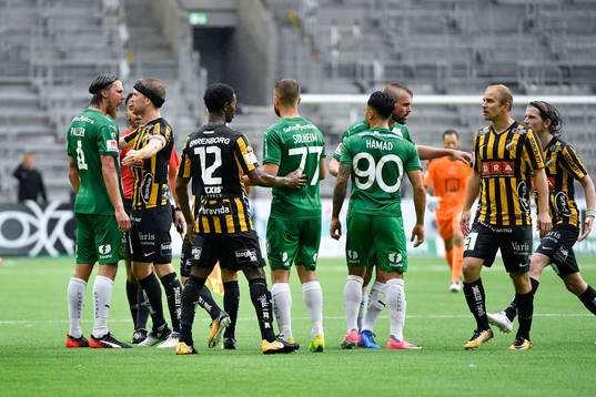 Stökigt och bråkigt mellan Hammarbys Björn Paulsen och