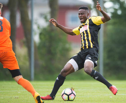 IFK Hässleholms Kojo Annor i matchen i division 2 mellan