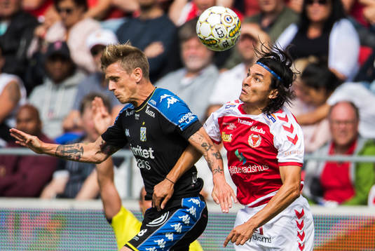 IFK Göteborgs Sören Rieks och Kalmars Emin Nouri