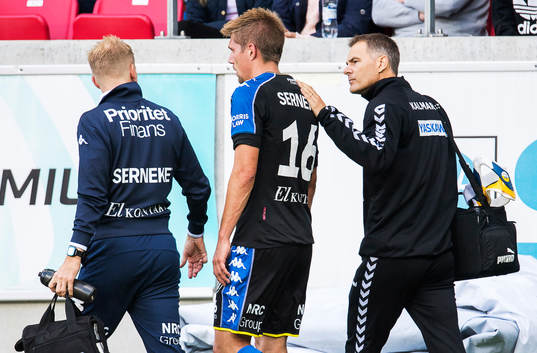 IFK Göteborgs Mikael Boman krockade med Kalmars målvakt