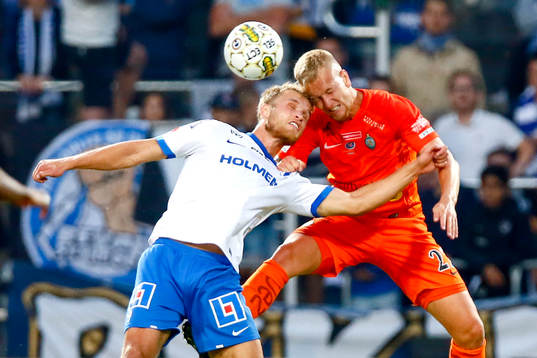 Norrköpings Sebastian Andersson och AFC Eskilstunas
