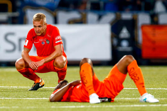 AFC Eskilstunas Daniel Björnqvist deppar