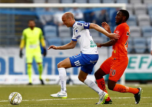 Norrköpings Andreas Johansson och AFC Eskilstunas Zourab