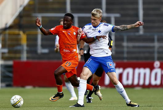 AFC Eskilstunas Mohamed Buya Turay och Norrköpings Eric