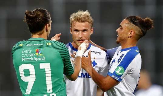 Norrköpings målvakt David Mitov Nilsson, Sebastian