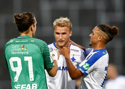 Norrköpings målvakt David Mitov Nilsson, Sebastian