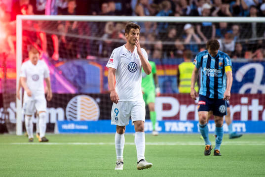 Malmö FFs Markus Rosenberg deppar