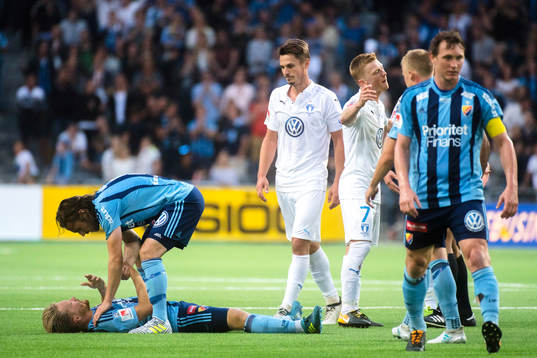 Malmö FFs Markus Rosenberg deppar