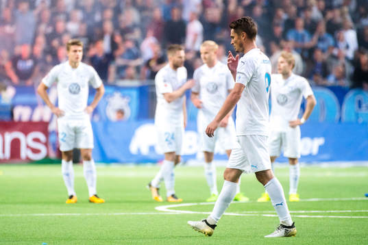 Malmö FFs Markus Rosenberg deppar