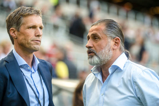 Djurgårdens tränare Özcan Melkemichel före