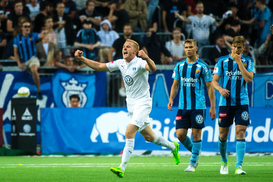 Malmö FFs Franz Brorsson jublar
