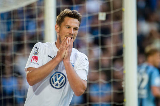 Malmö FFs Markus Rosenberg deppar