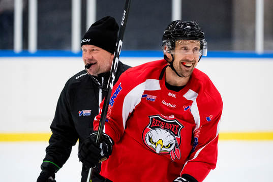 Tränare Peter Andersson och Erik Andersson