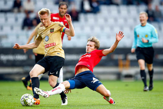 Brommapojkarnas Gustav Sandberg Magnusson och Örgrytes