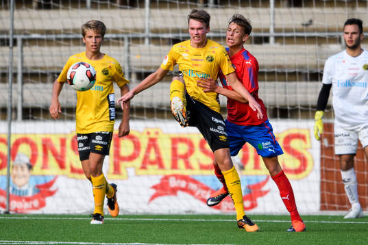 Elfsborgs Johannes Vedin och Helsingborgs Alex Andersson