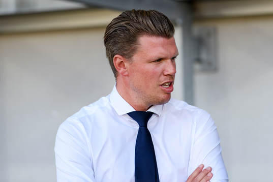 Värnamos tränare Christian Järdler före fotbollsmatchen