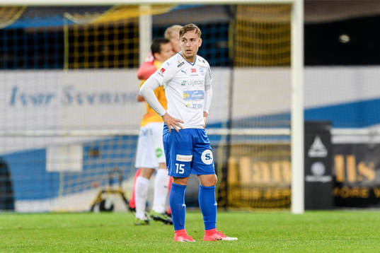Värnamos Melvin Frithzell deppar