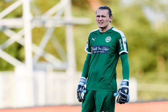 Värnamos målvakt Tobias Andersson