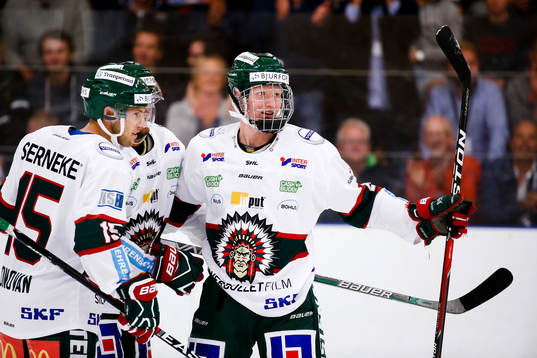 Frölundas Rasmus Dahlin jublar