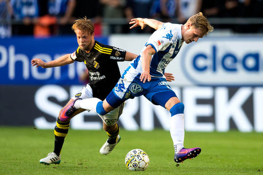 s Daniel Sundgren och  IFK Göteborgs Sören Rieks