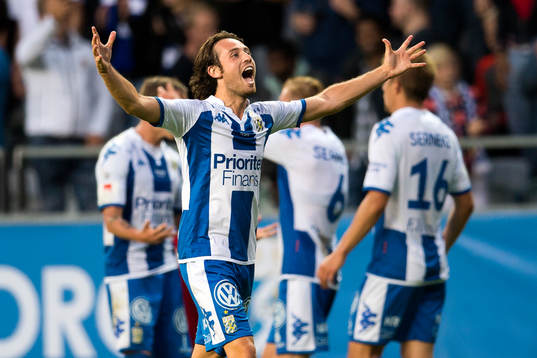 IFK Göteborgs Mikkel Diskerud jublar