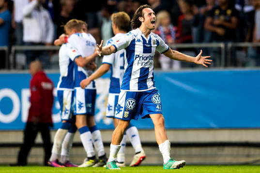 IFK Göteborgs Mikkel Diskerud jublar