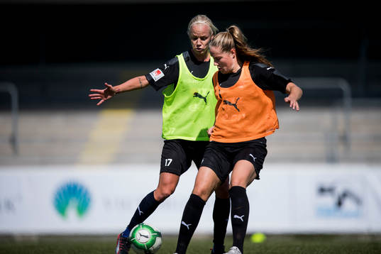 Caroline Seger och Ida Lyberg