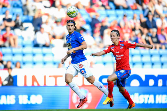 Helsingborgs Alex Timossi Andersson och Åtvidabergs Jens