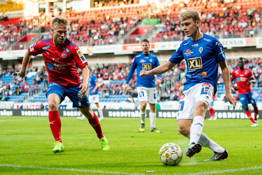 Helsingborgs Andreas Landgren och Åtvidabergs Simon