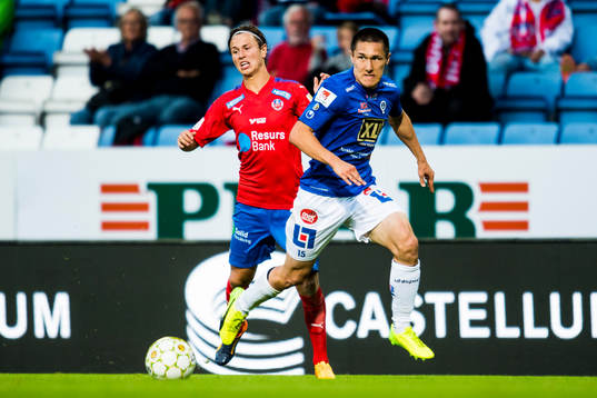 Helsingborgs Alex Timossi Andersson och Åtvidabergs Johan