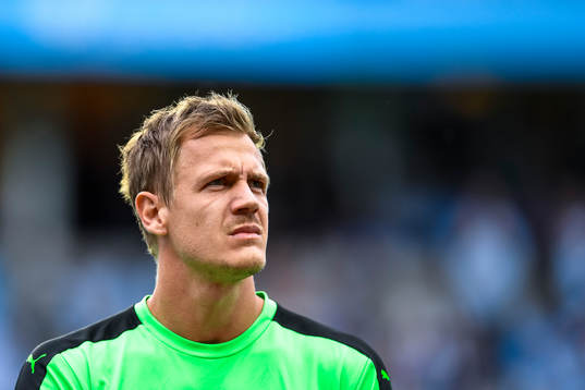 Malmö FFs målvakt Johan Dahlin