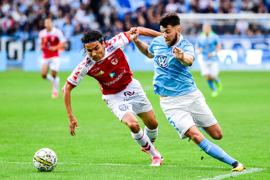 Malmö FFs Erdal Rakip och Kalmars Emin Nouri