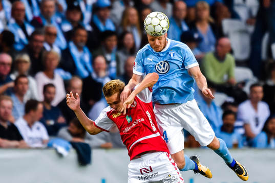 Malmö FFs Lasse Nielsen och Kalmars Jonathan Ring