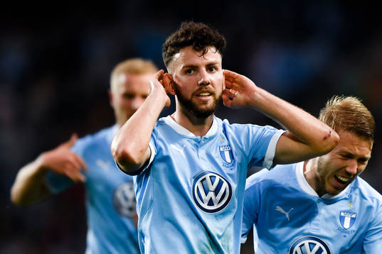 Malmö FFs Erdal Rakip  jublar
