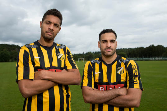 Häckens nyförvärv Mathias Ranégie och Mervan Celik