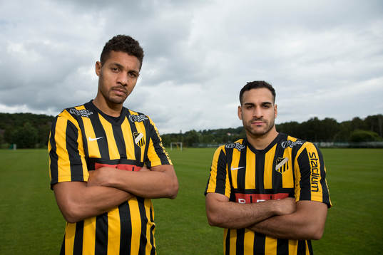 Häckens nyförvärv Mathias Ranégie och Mervan Celik