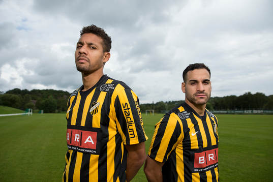Häckens nyförvärv Mathias Ranégie och Mervan Celik