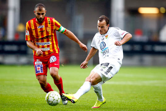 Syrianskas Mattias Genc och GAIS Anton Wede