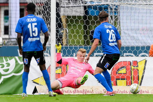 Halmstads målvakt Isak Pettersson