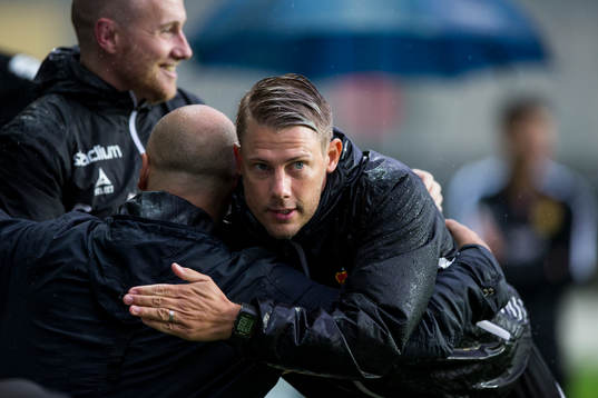 GAIS tränare Bosko Orovic och assisterande tränare Patrik