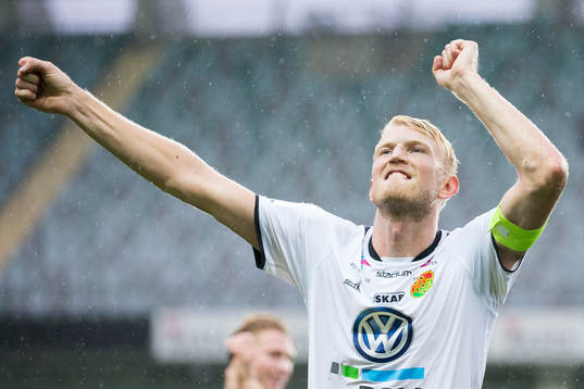 GAIS Carl Nyström jublar