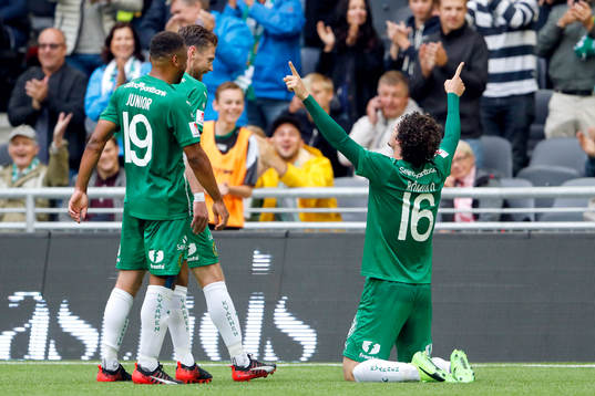 Hammarbys Serge-Junior Martinsson Ngouali och Jeppe