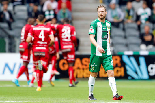 Hammarbys Arnór Smárason deppar