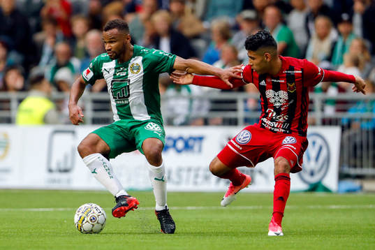 Hammarbys Serge-Junior Martinsson Ngouali och Östersunds
