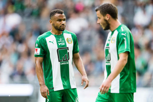 Hammarbys Serge-Junior Martinsson Ngouali och Jeppe