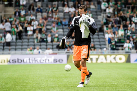 Hammarbys målvakt Johan Wiland