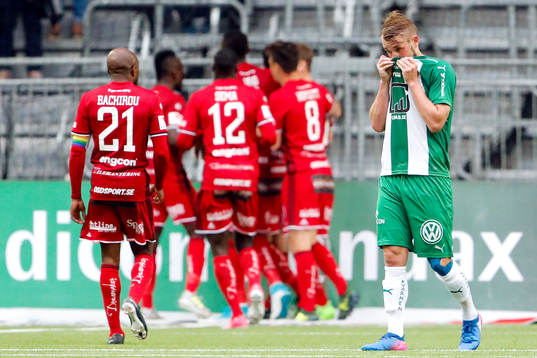 Hammarbys Mads Fenger Nielsen deppar