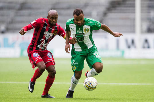 Östersunds Fouad Bachirou Hammarbys Serge-Junior